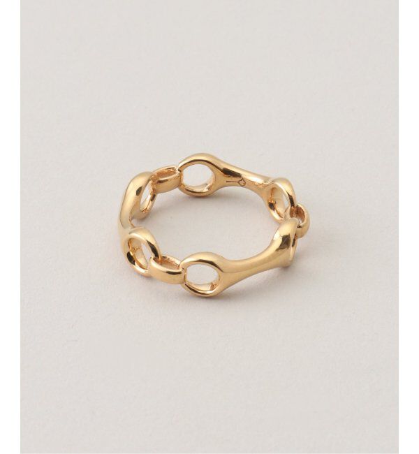 NOBLE「GABRIELA ARTIGAS/ガブリエラアルティガス 15mm Beam Link Ring」|リング|ゴールド