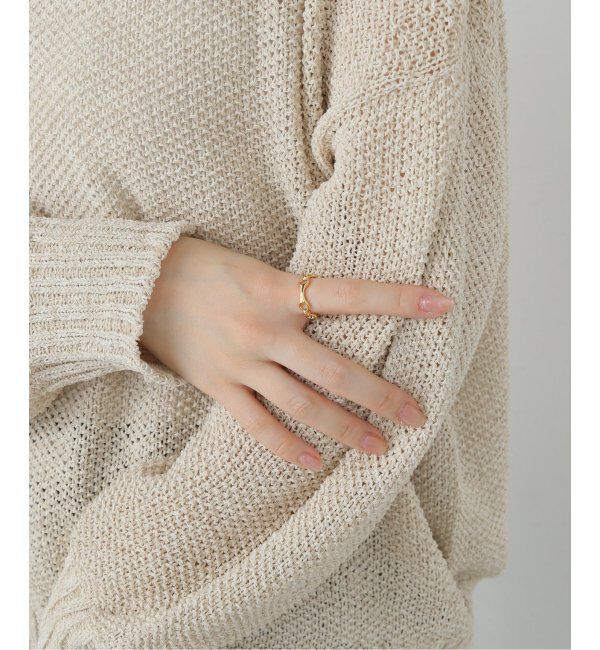 NOBLE「GABRIELA ARTIGAS/ガブリエラアルティガス 15mm Beam Link Ring」|リング|