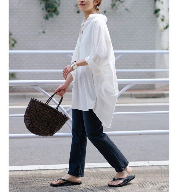 FRAMeWORK「≪WEB＋一部店舗限定 / 追加≫ハーフスリーブポンチョシャツ」|シャツ・ブラウス|