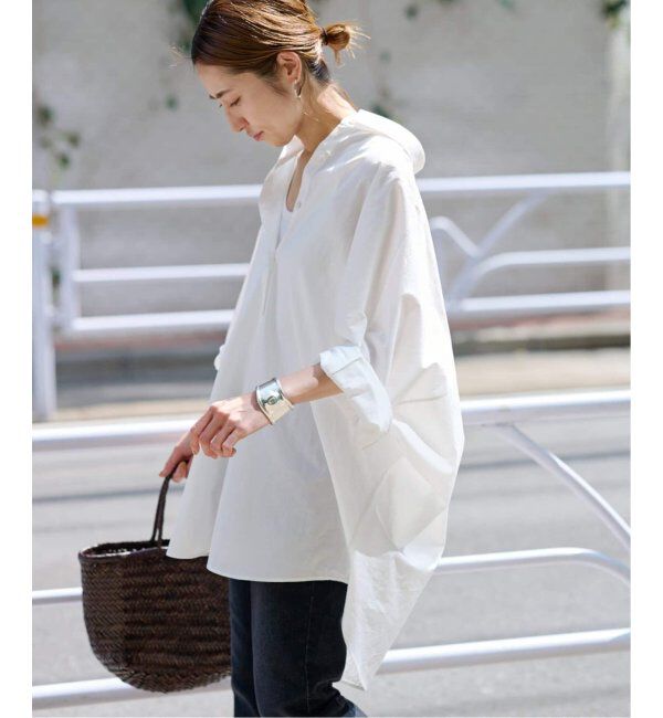 FRAMeWORK「≪WEB＋一部店舗限定 / 追加≫ハーフスリーブポンチョシャツ」|シャツ・ブラウス|