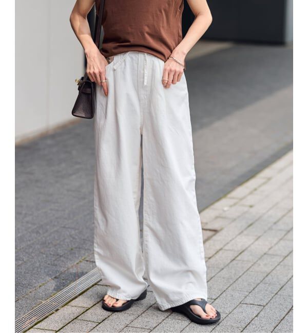 FRAMeWORK「≪追加≫ライトオンスデニムイージーパンツ」|デニム|