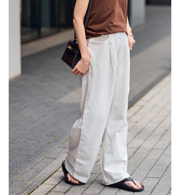 FRAMeWORK「≪追加≫ライトオンスデニムイージーパンツ」|デニム|