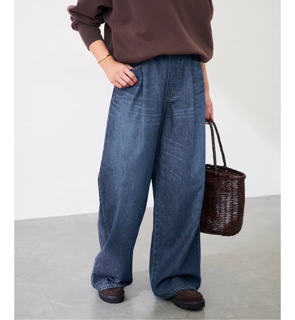 FRAMeWORK「≪追加≫ライトオンスデニムイージーパンツ」|デニム|