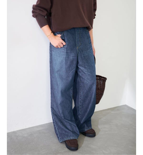 FRAMeWORK「≪追加≫ライトオンスデニムイージーパンツ」|デニム|