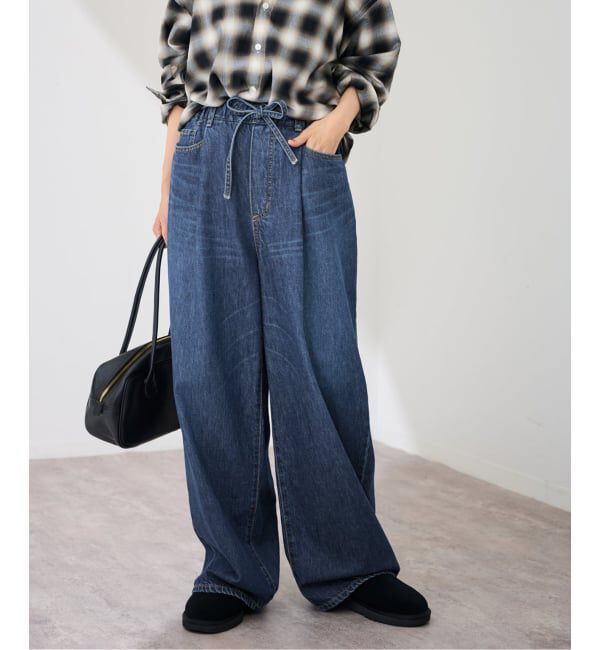 FRAMeWORK「≪追加≫ライトオンスデニムイージーパンツ」|デニム|