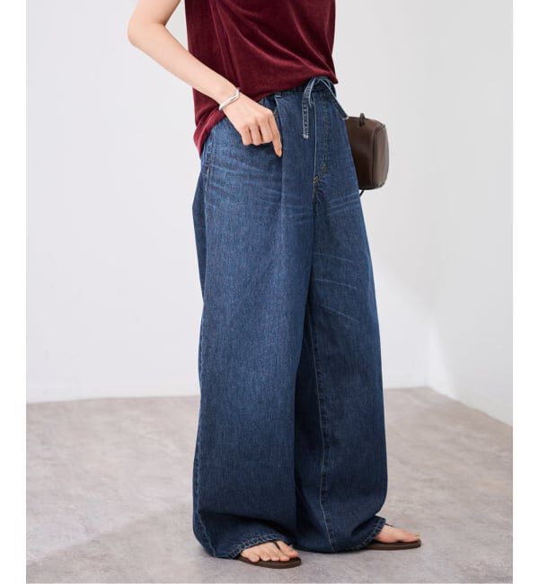 FRAMeWORK「≪追加≫ライトオンスデニムイージーパンツ」|デニム|