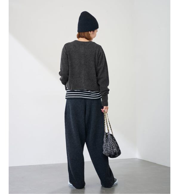 FRAMeWORK「圧縮ウールクルーネックカーディガン」|カーディガン|