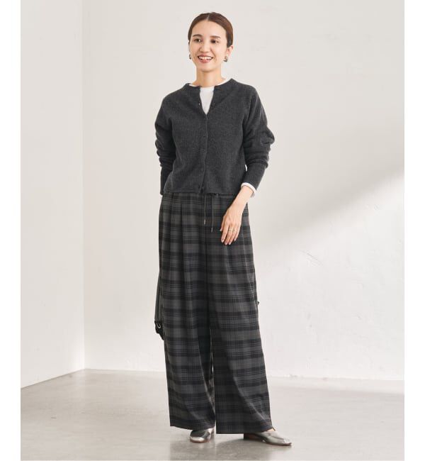 FRAMeWORK「圧縮ウールクルーネックカーディガン」|カーディガン|