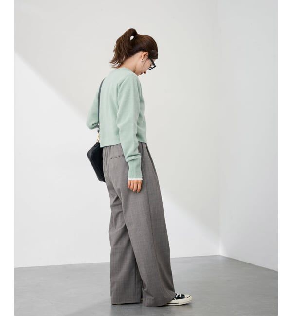 FRAMeWORK「圧縮ウールクルーネックカーディガン」|カーディガン|