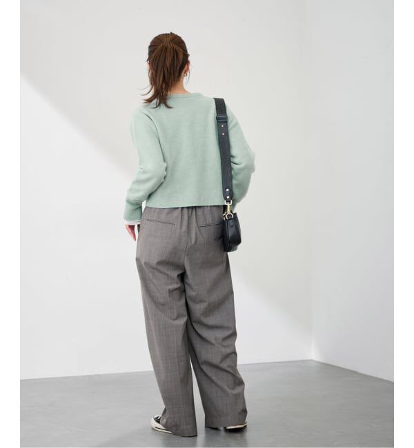 FRAMeWORK「圧縮ウールクルーネックカーディガン」|カーディガン|