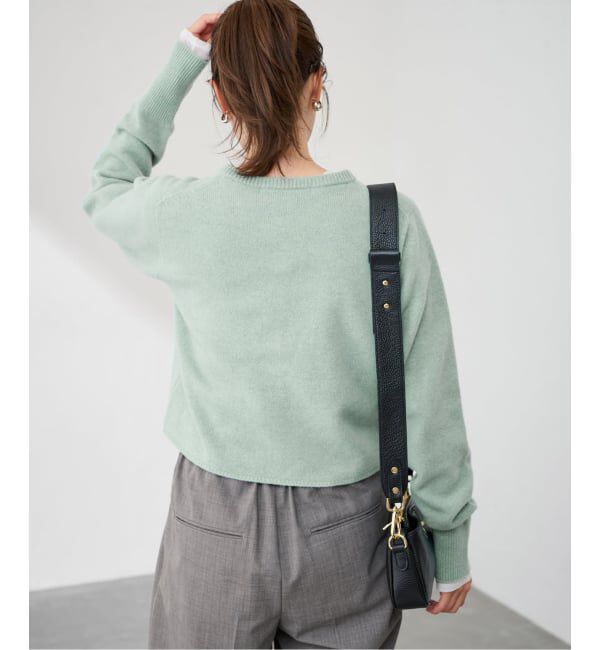 FRAMeWORK「圧縮ウールクルーネックカーディガン」|カーディガン|