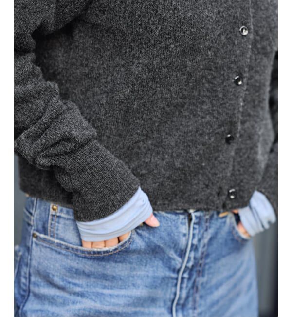 FRAMeWORK「圧縮ウールクルーネックカーディガン」|カーディガン|