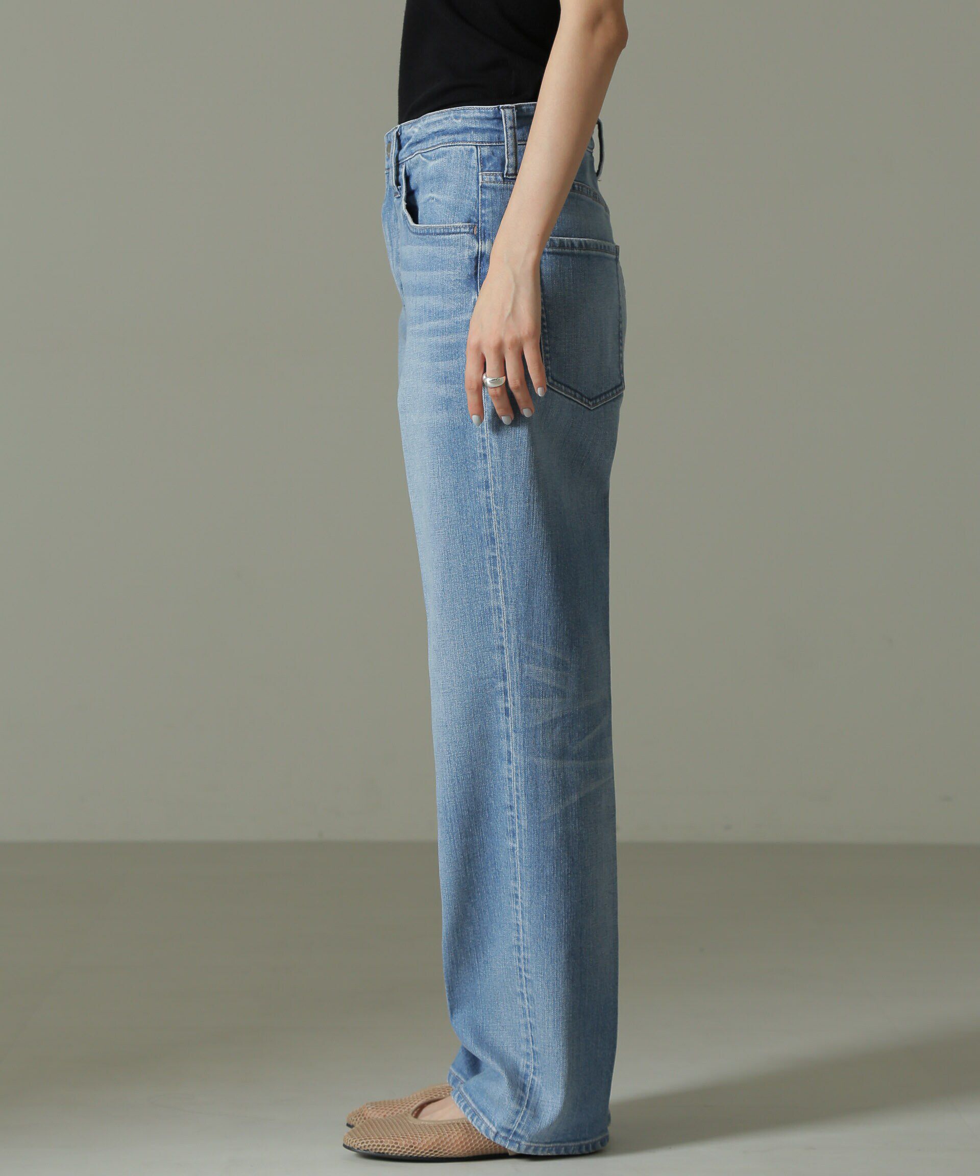 nano･universe「Healthy DENIM/別注 Tallow ストレート デニム」|チノ|