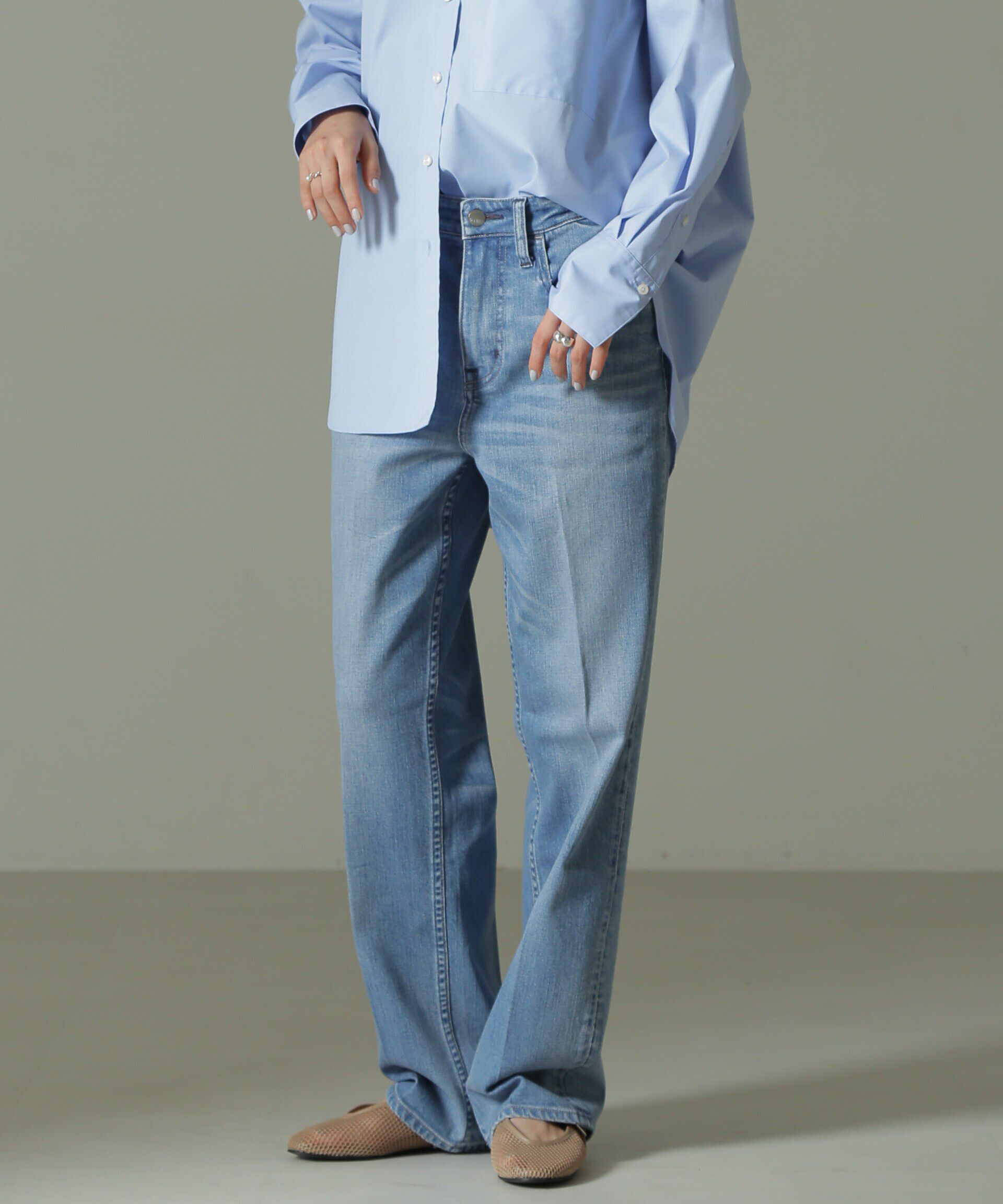 nano･universe「Healthy DENIM/別注 Tallow ストレート デニム」|チノ|