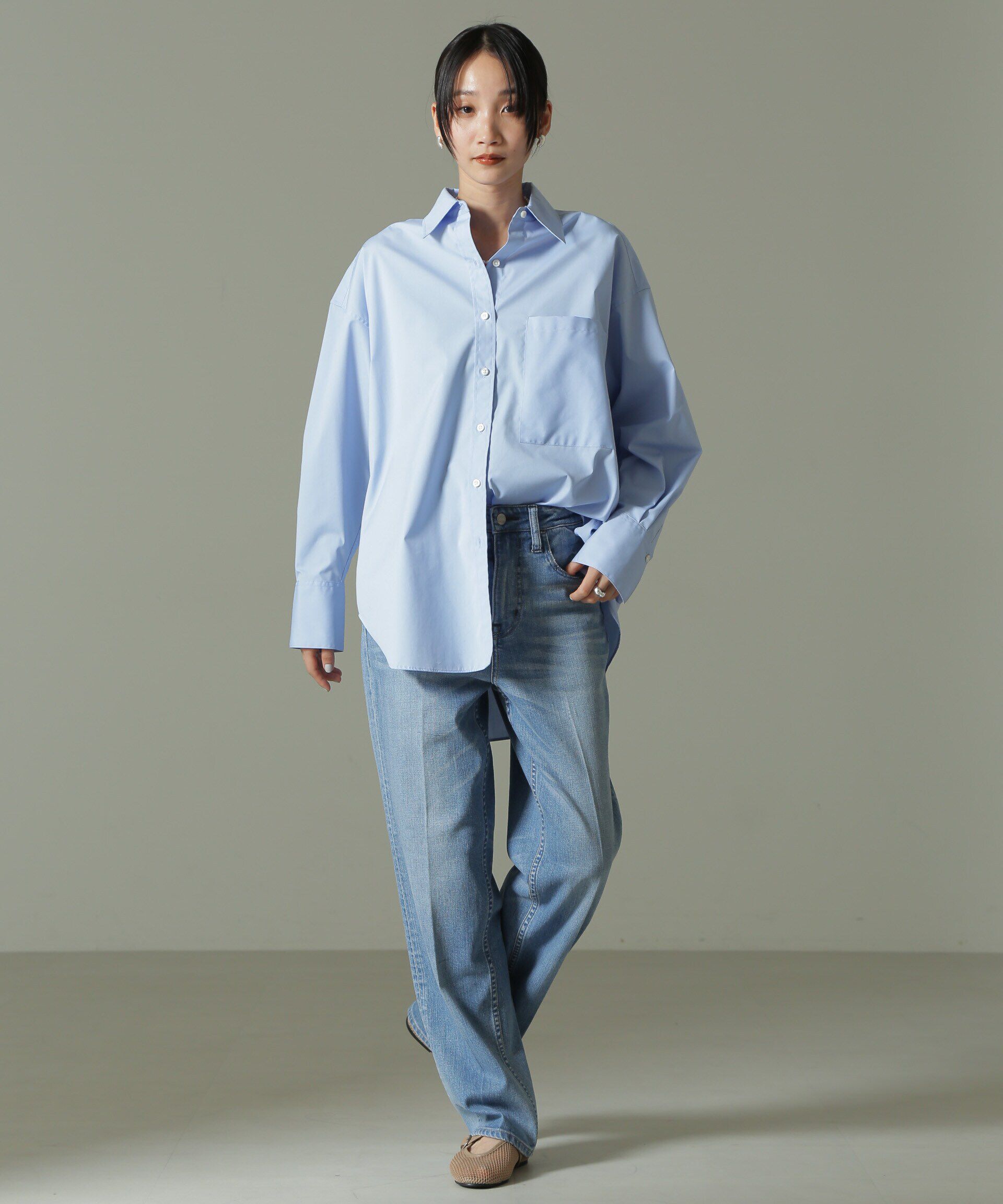 nano･universe「Healthy DENIM/別注 Tallow ストレート デニム」|チノ|