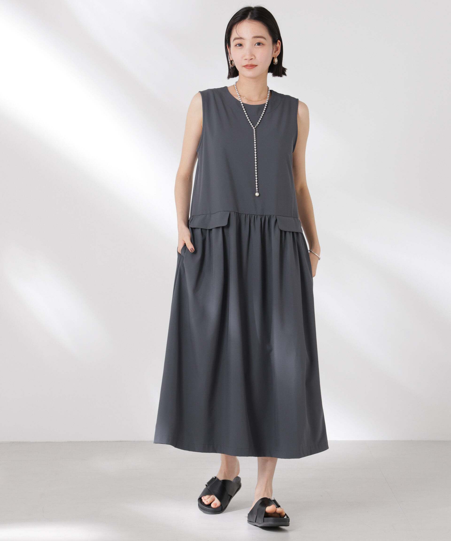 nano･universe「ウェスト切り替えワンピース」|ワンピース|