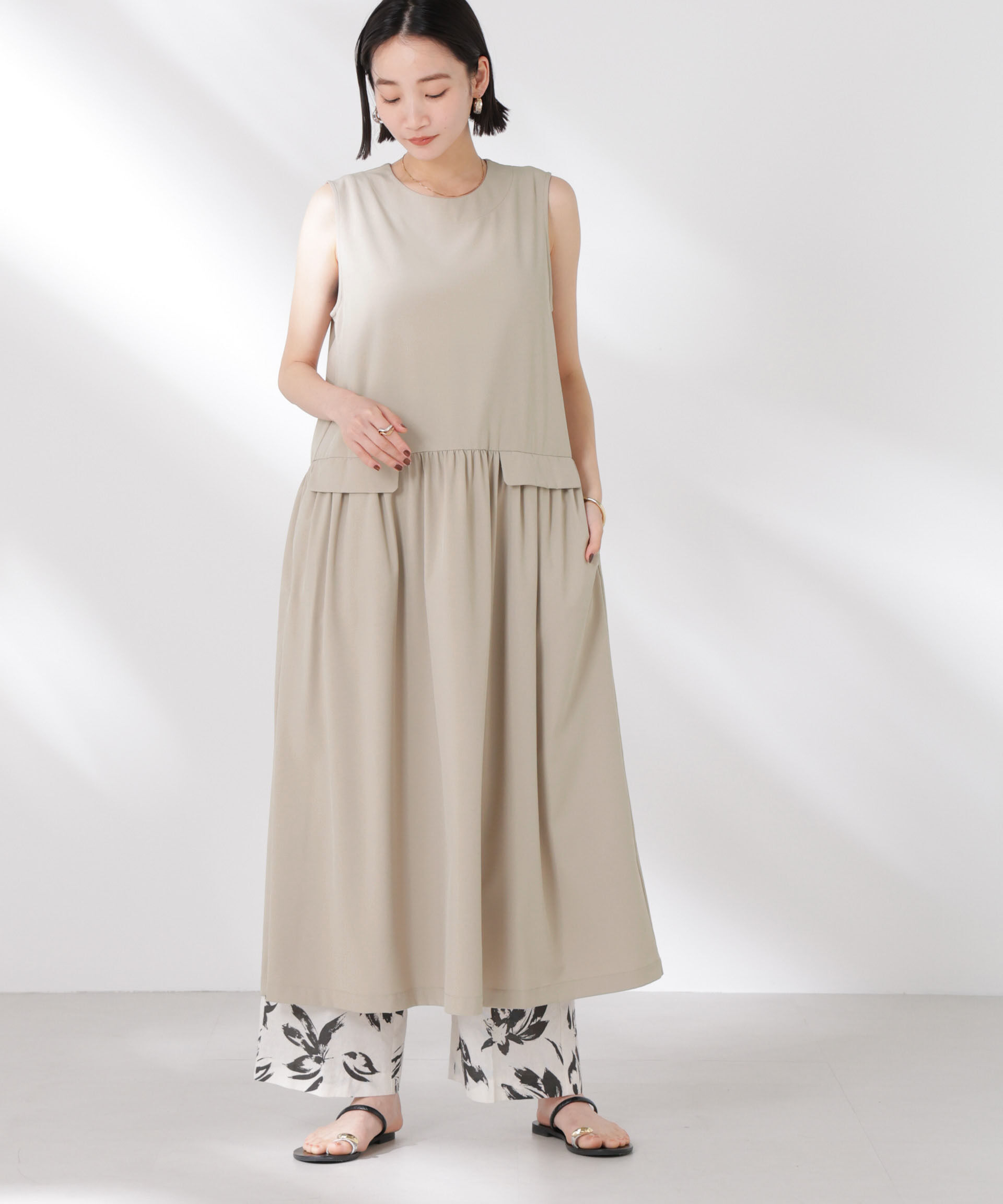 nano･universe「ウェスト切り替えワンピース」|ワンピース|