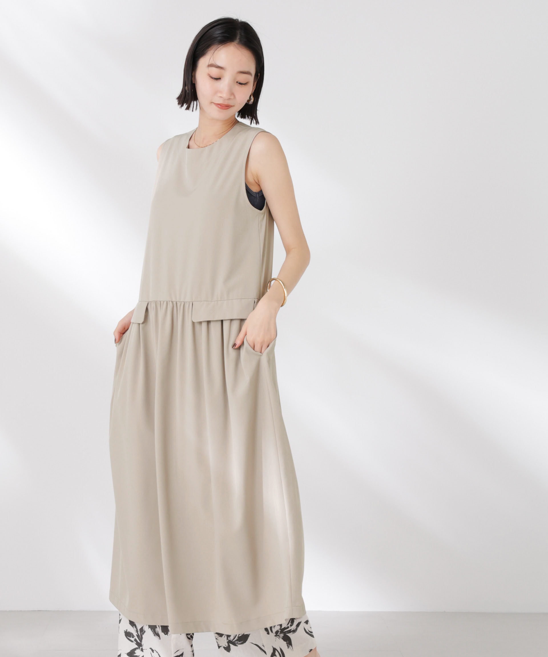 nano･universe「ウェスト切り替えワンピース」|ワンピース|