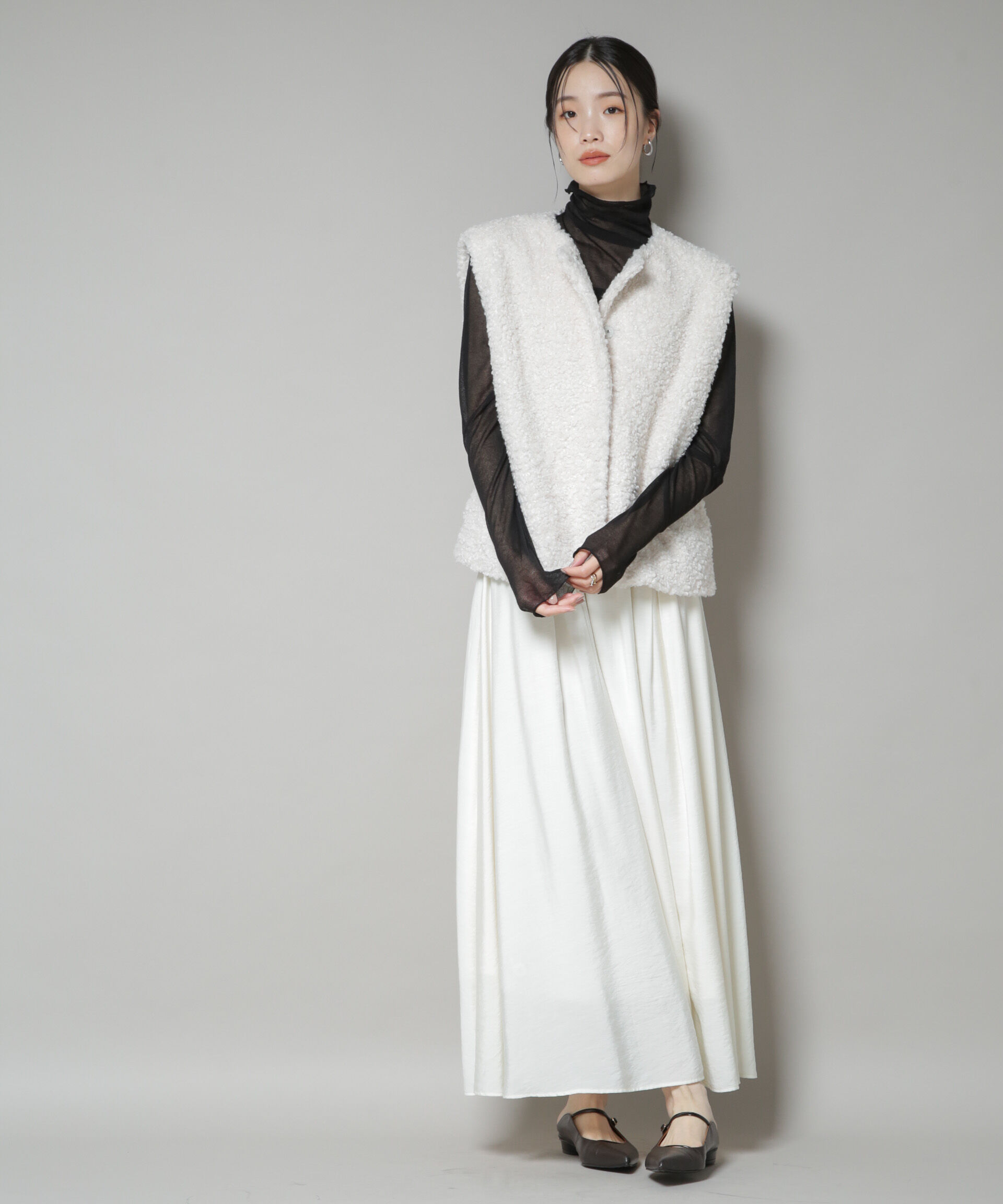 nano･universe「カーリングフェイクファージレ」|テーラードジャケット|