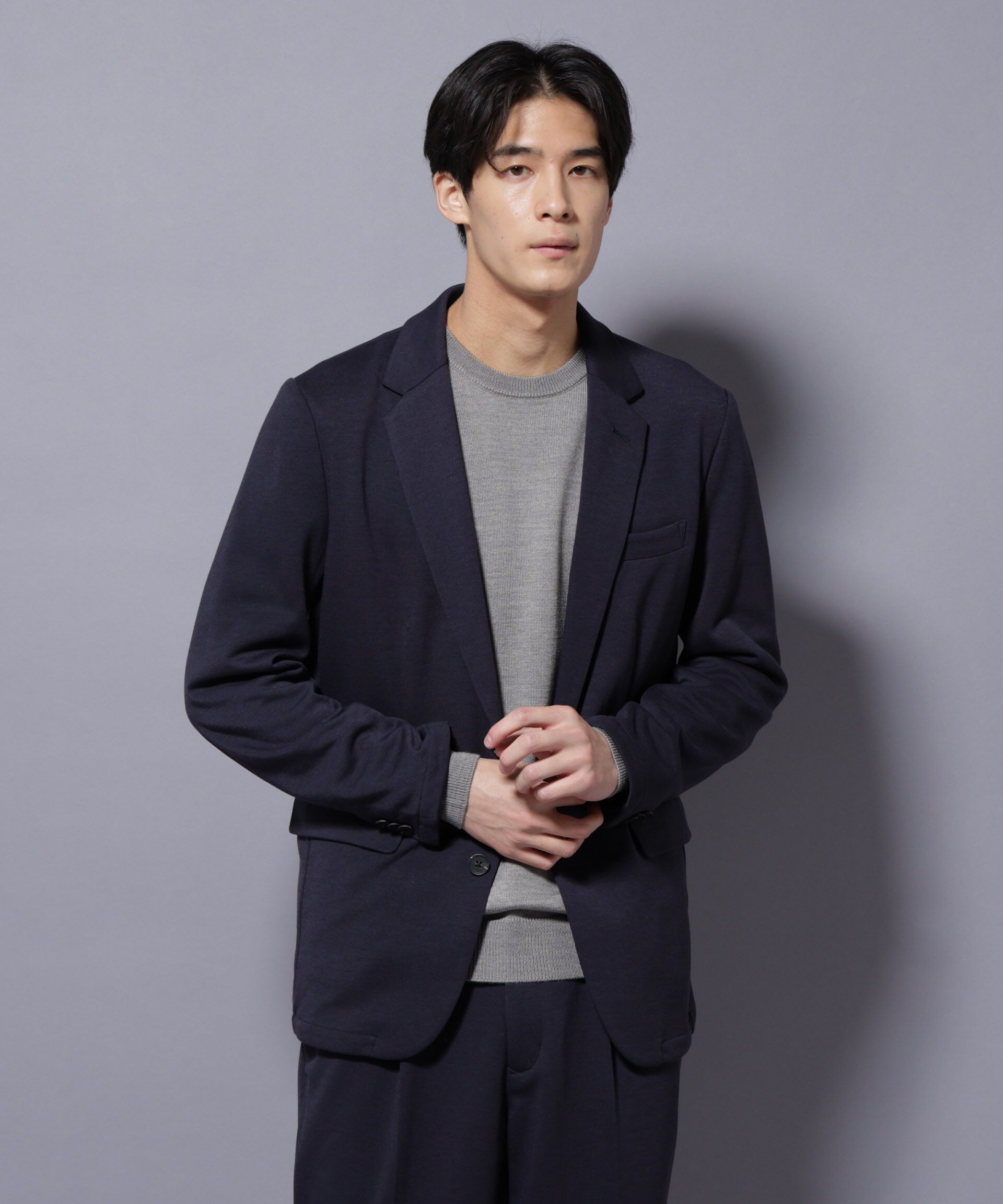 nano･universe「「Damerino」ポンチストレッチセットアップ」|スーツ|