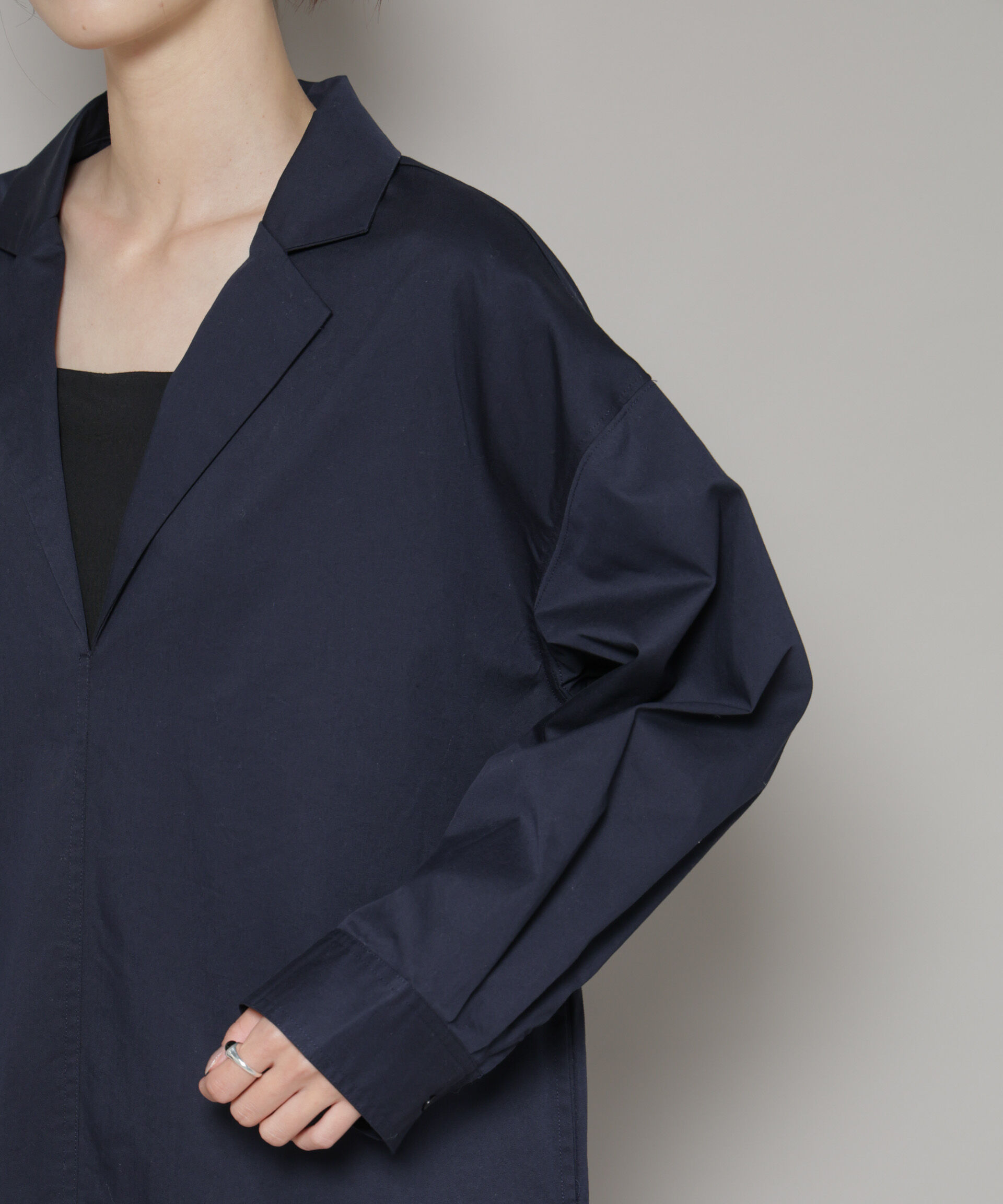 nano･universe「テーラードカラーロングワンピース」|ワンピース|