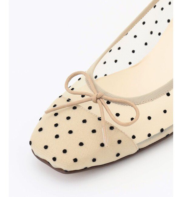 組曲「【WEB限定・低反発】チュールバレエパンプス」|パンプス|