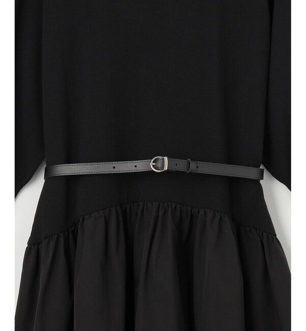 組曲「襟付きドッキング ニットワンピース」|ワンピース|