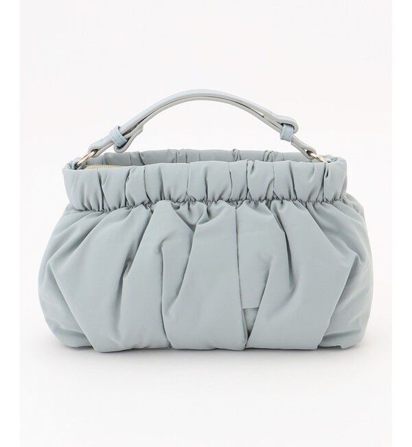 組曲「【弱撥水・軽量】2WAYギャザーハンド バッグ」|ショルダー・メッセンジャー|