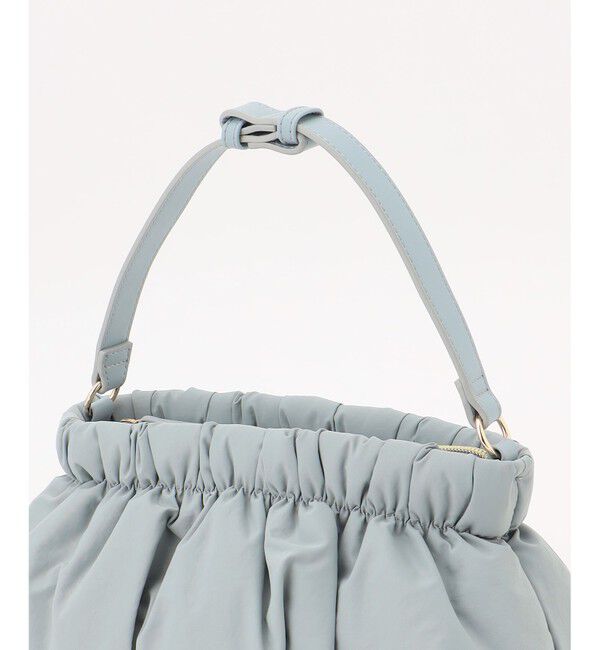 組曲「【弱撥水・軽量】2WAYギャザーハンド バッグ」|ショルダー・メッセンジャー|