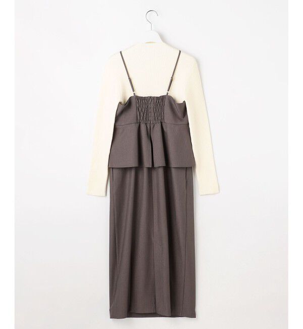 ANY SIS「【2SET】ビスチェ ワンピース &times; ニット セット」|スーツ|