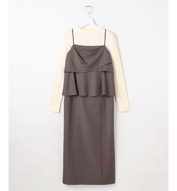 ANY SIS「【2SET】ビスチェ ワンピース &times; ニット セット」|スーツ|