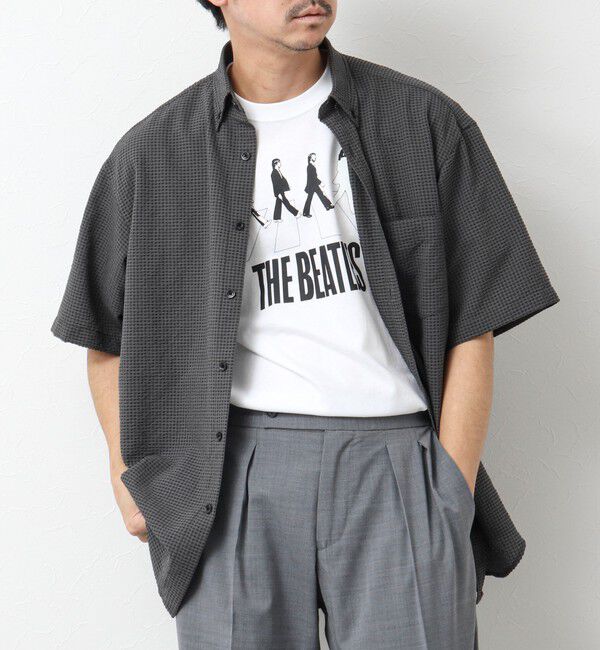 NOLLEY'S goodman「【PrimeFlex DotAir】《吸水速乾》BDシャツ 25SS」|シャツ・ブラウス|チャコールグレー