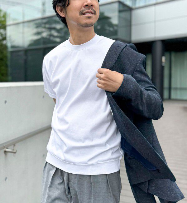 NOLLEY'S goodman「《ビジカジ対応》シルケットスムースドレスTシャツ 25SS」|Tシャツ・カットソー|