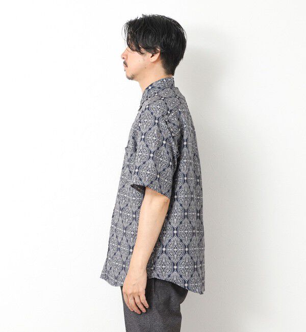 NOLLEY'S goodman「【DotAir】吸水速乾 総柄BDシャツ 25SS」|シャツ・ブラウス|