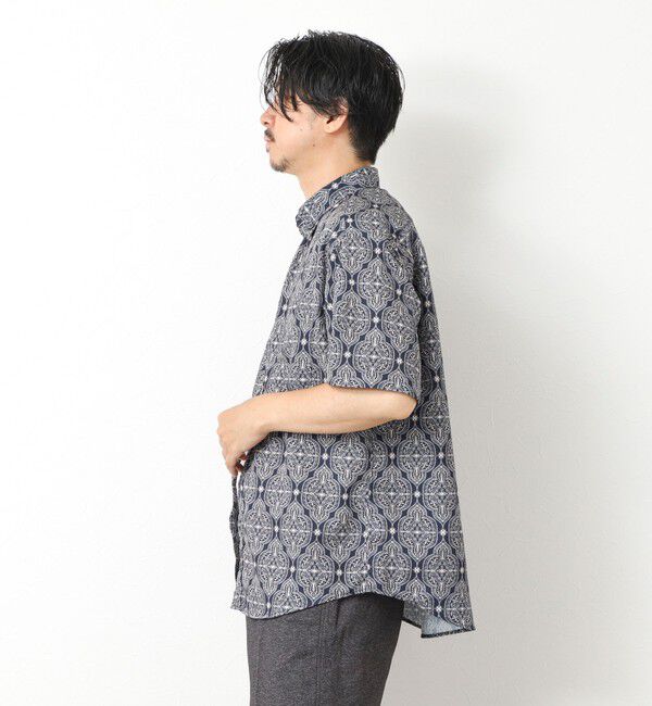 NOLLEY'S goodman「【DotAir】吸水速乾 総柄BDシャツ 25SS」|シャツ・ブラウス|