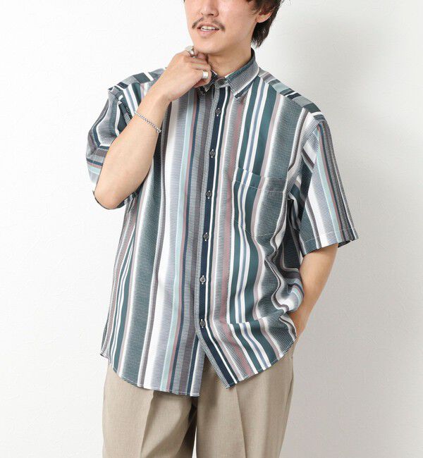 NOLLEY'S goodman「【DotAir】吸水速乾 総柄BDシャツ 25SS」|シャツ・ブラウス|