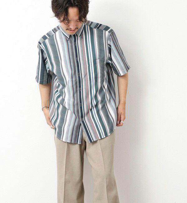 NOLLEY'S goodman「【DotAir】吸水速乾 総柄BDシャツ 25SS」|シャツ・ブラウス|