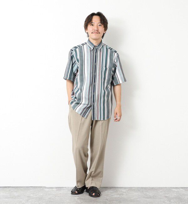 NOLLEY'S goodman「【DotAir】吸水速乾 総柄BDシャツ 25SS」|シャツ・ブラウス|