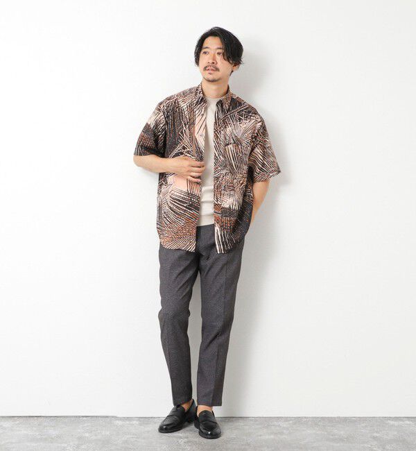 NOLLEY'S goodman「【DotAir】吸水速乾 総柄BDシャツ 25SS」|シャツ・ブラウス|