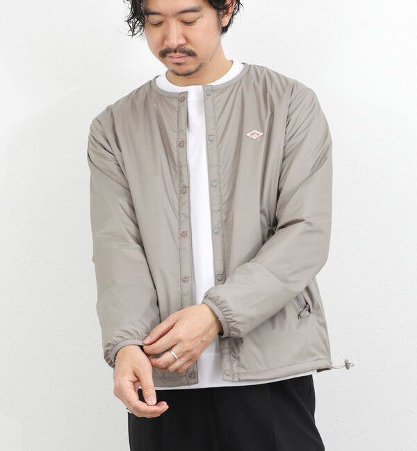 NOLLEY'S goodman「【DANTON/ダントン】DT-A0633SNT INSULATION COLLARLESS JACKET 26SS」|ブルゾン・スタジャン|