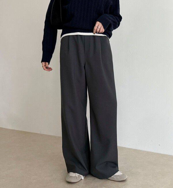 fredy emue「ウールライク5ポケイージーパンツ」|チノ|