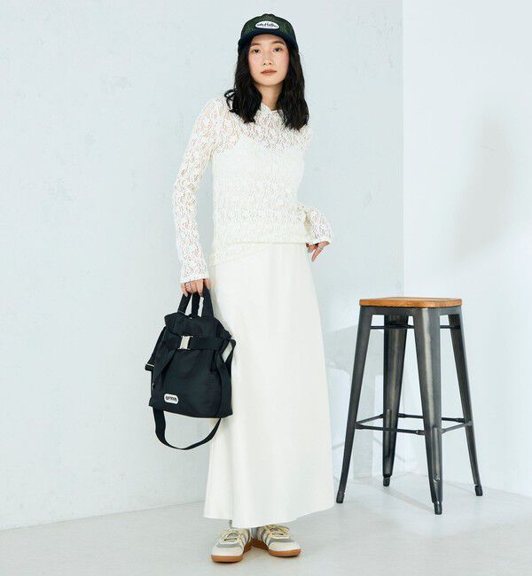 fredy emue「ヘビーサテンバイアススカート」|スカート|