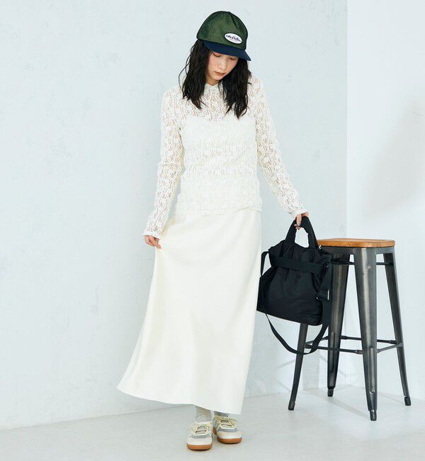 fredy emue「ヘビーサテンバイアススカート」|スカート|