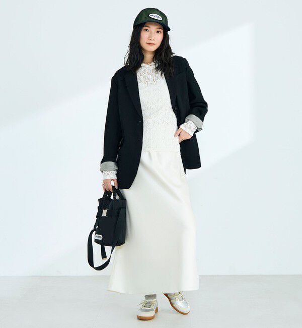 fredy emue「ヘビーサテンバイアススカート」|スカート|