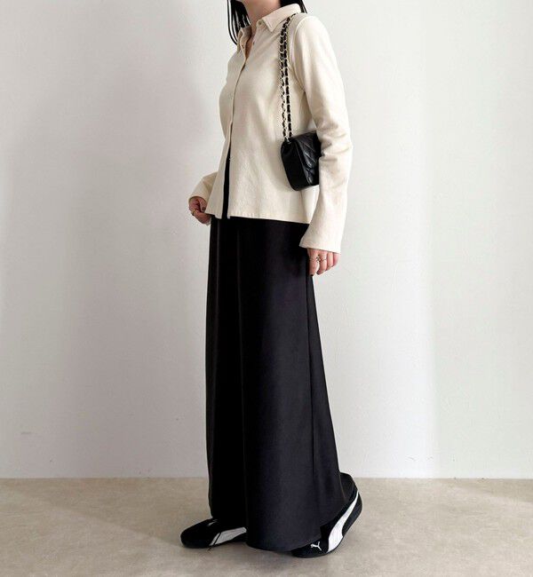 fredy emue「ヘビーサテンバイアススカート」|スカート|