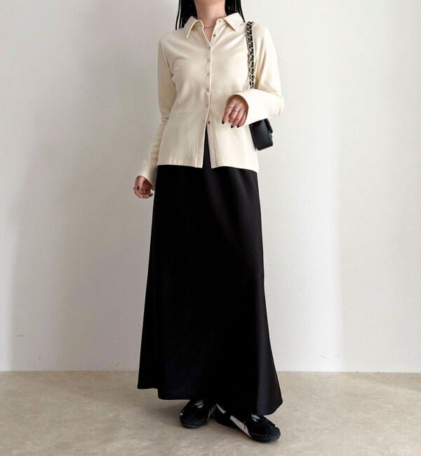 fredy emue「ヘビーサテンバイアススカート」|スカート|