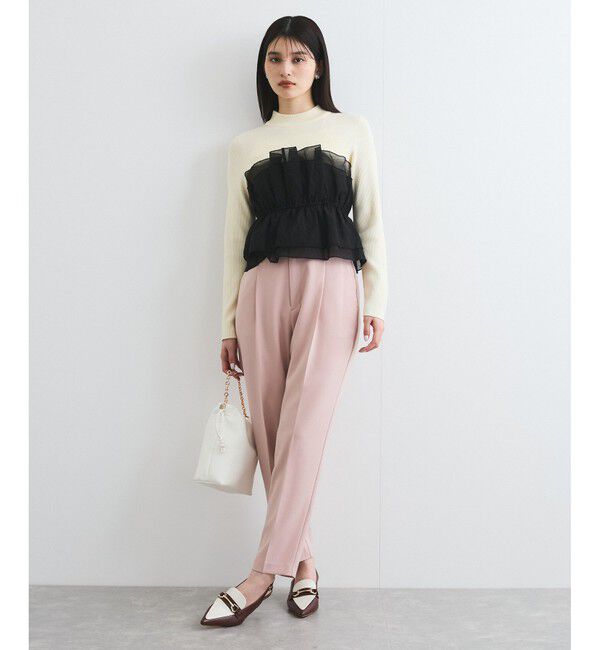 VIS「旬なレイヤードスタイルが叶う！ビスチェドッキングニット/洗える」|ニット・セーター|