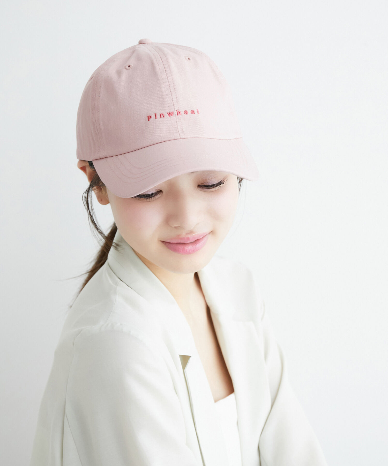 ROPE PICNIC PASSAGE「カラーロゴキャップ/リンクコーデ」|キャップ・キャスケット|ピンク(63)