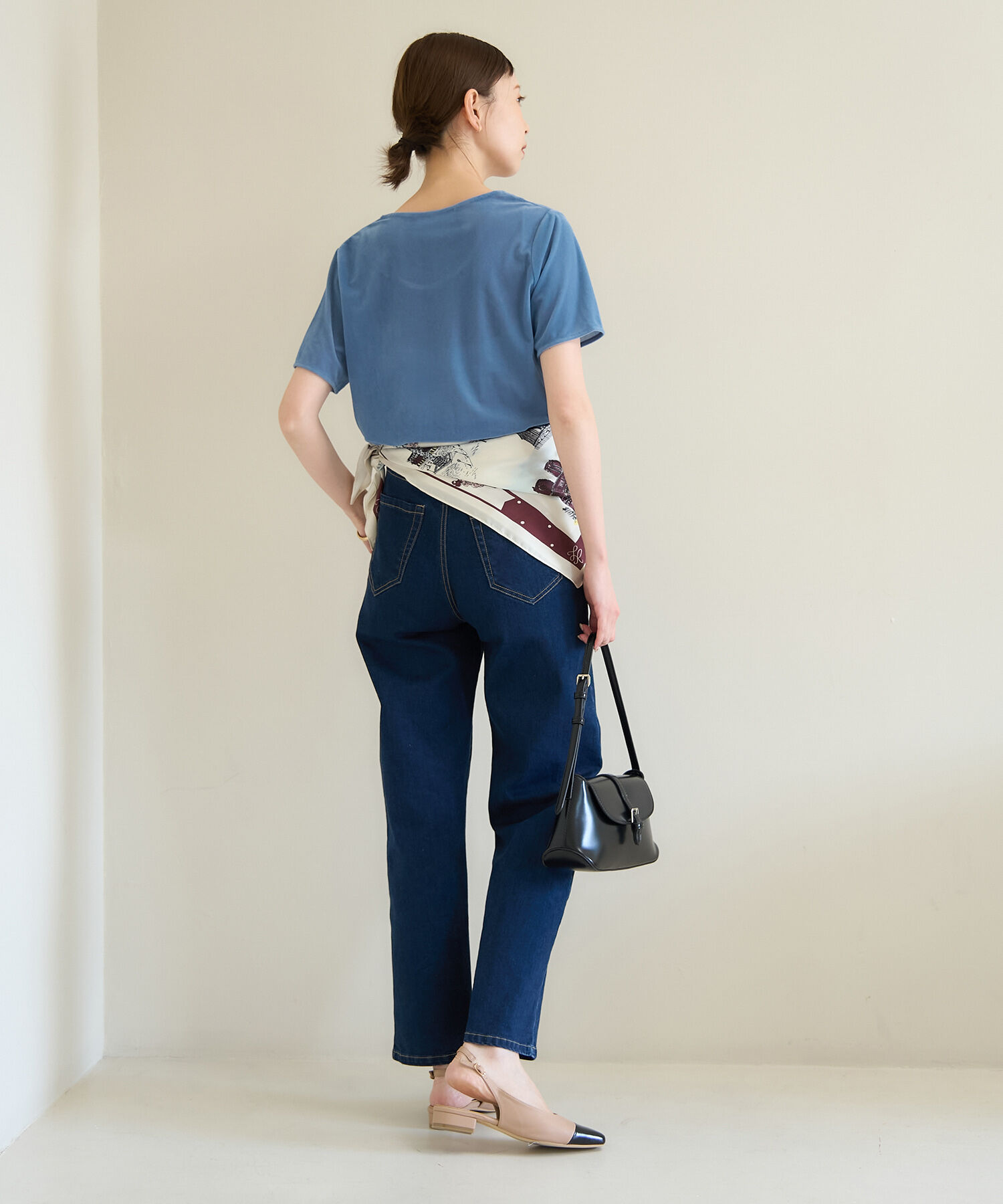 Rope&rsquo;Picnic「シアーベロアハーフスリーブカットトップス」|Tシャツ・カットソー|