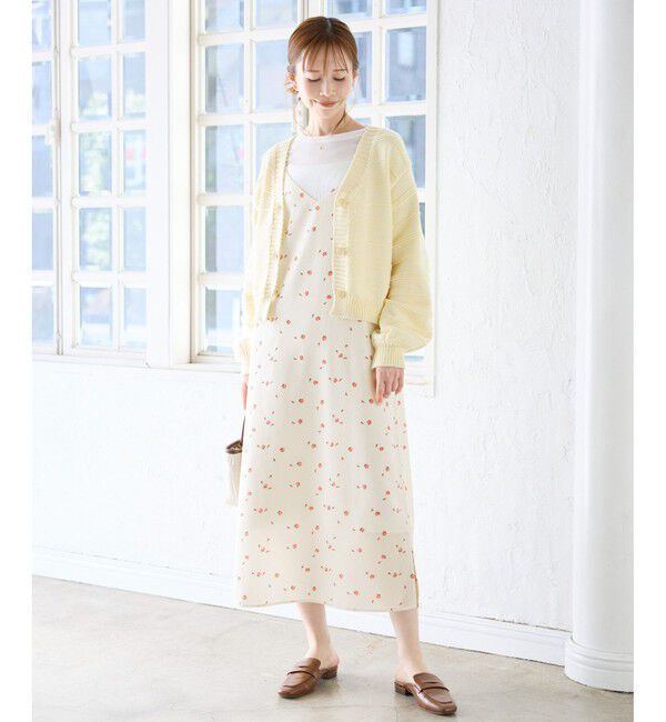 Rope&rsquo;Picnic「ガーターボーダーショート丈カーディガン」|カーディガン|